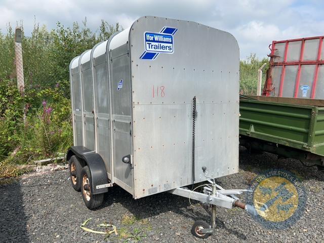 Ifor Williams double axle 8x5 cattle trailer c/w sheep decks lights working & good tyres