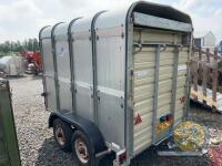 Ifor Williams double axle 8x5 cattle trailer c/w sheep decks lights working & good tyres - 5