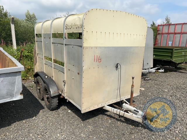 10x5 Stockdrover cattle trailer lights working