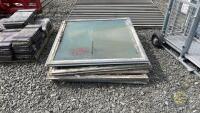 8 steel wondows 4'x4' with opening sash