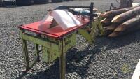 PTO Circular 3 Table Saw. New Blades & Belt. Spare Belt & PTO Shaft - 3