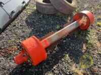 Axle for slurry tanker - 2