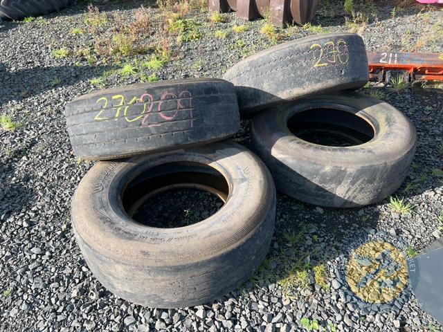 4 x Super single tyres 385/65 R22.5