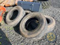 4 x Super single tyres 385/65 R22.5 - 2