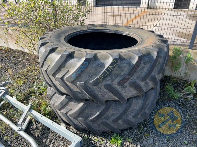 2x Michelin Tractor tyres 20.8 R38