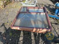 Mahogany framed window - 3