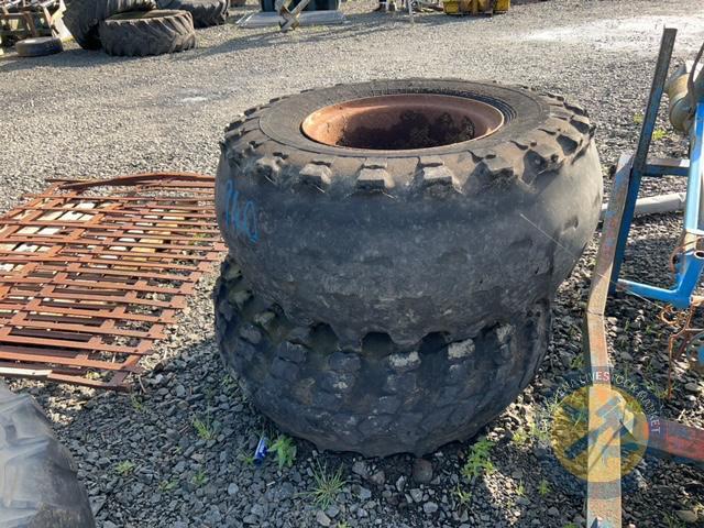 2x Slurry tanker wheels & rims