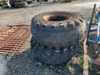 2x Slurry tanker wheels & rims