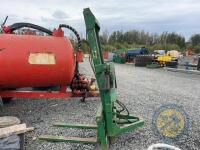 Green forklift mast - 2