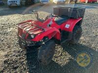 Genuine Dispersal for the Estate of the Late Brian Foster, Whitehead - Yamaha Grizzly 350 Ultramatic Quad with Wydale carrier tray petrol