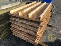 14 wooden sheep slats used for 1 season - 2