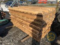 14 wooden sheep slats used for 1 season - 3
