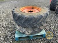 2x Kleber 8 stud tyres & rims - 3