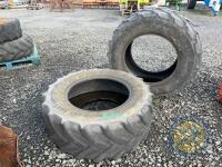 2x tractor tyres Continental 480-65-R28 - 4