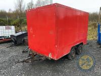 Red Aluminium trailer