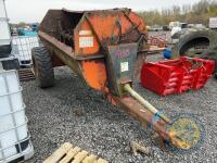 Parmiter side flinger dung spreader