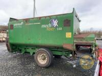Keenan 340 rear discharge diet feeder relined & checked by Keenan, can feed both sides at same time, with shaft - 7