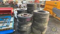 Job lot of tyres