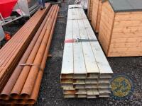 17 ft long 6x3 galvanised box x20
