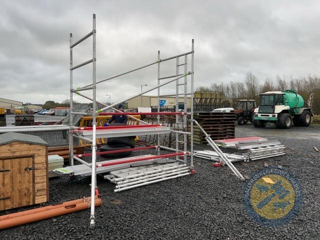 Complete 8x4 scaffold towers 6m high