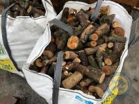 2x bags of firewood - 2