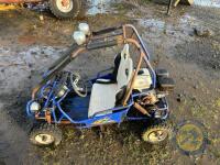 Blue quad buggy 5.5hp engine - 6