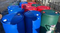 12x Blue barrels