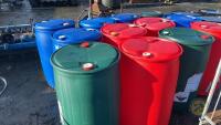 12x Blue barrels - 2