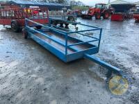 Sheep feed trailer 12x4.5