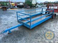 Sheep feed trailer 12x4.5 - 7