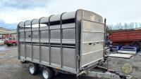 Ifor Williams 12x6 6 cattle trailer with dividing gate & slurry tank - 4