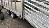 Ifor Williams 12x6 6 cattle trailer with dividing gate & slurry tank - 9