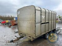 12x6x6 Ifor Williams DP trailer with dividing gate LED lights - 3
