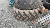 2x Kleber tractor tyres 650-65-R38 - 2