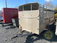 Hudson 14ft x6 Triaxle livestock trailer c/w decks - 3