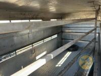 14ft x6 Hudson Cattle trailer with cattle gate with spare wheel - 9