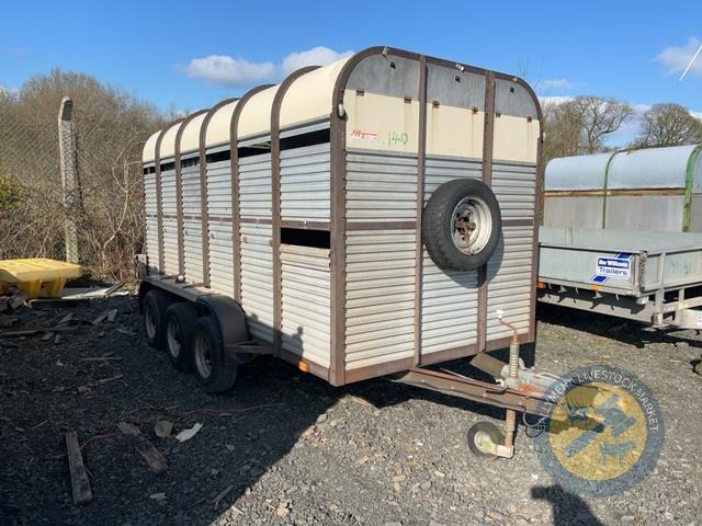 13ft Hamilton livestock trailer with decks