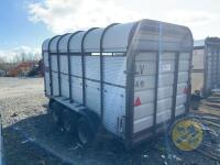 13ft Hamilton livestock trailer with decks - 5