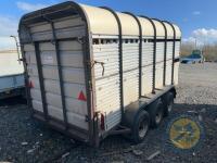 13ft Hamilton livestock trailer with decks - 8