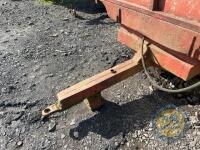 12x7 tractor tipping trailer with 3ft bale extension - 4