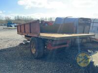 12x7 tractor tipping trailer with 3ft bale extension - 5