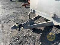 14ft Graham Edwards tri axle trailer with decks, lights & brakes - 4