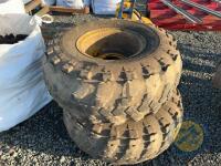 2x wheels complete with tyres 1300x550 - 2