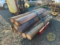 10x 8ft and over strainers and telegraph poles