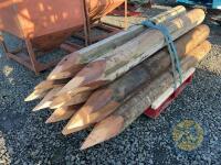 10x 8ft and over strainers and telegraph poles - 3