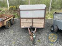8x4 Dual purpose trailer removable roof - 2