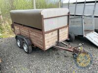 8x4 Dual purpose trailer removable roof - 3