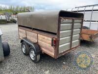 8x4 Dual purpose trailer removable roof - 7