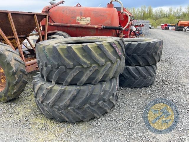2x Trelleborg 650/65/R38 & 2x 600/65/R28 tyres