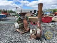 Simon Brown hammer mill No.8 with grain blower and top wire - 5 tonne per hour - 2